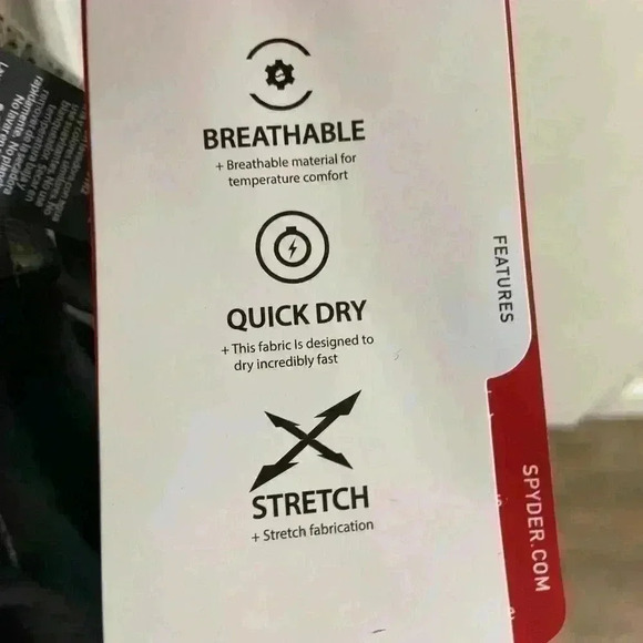 Spyder active men’s grey joggers zip up pockets stretch quick dry. XL. NWT - Picture 8 of 9